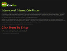 Tablet Screenshot of icafeman.com